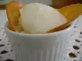 Receita Sorvete de banana com tuiles de canela