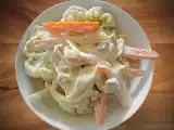 Receita Salada de cenoura e couve-flor
