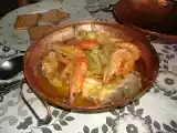 Receita Congro na cataplana