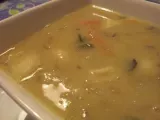 Receita Sopa de grão e rabanete