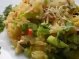 Receita Arroz integral cremoso com abobrinha