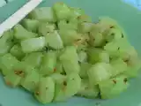 Receita Chuchu salteado com alho
