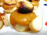 Receita Finger foods de banana, castanhas e caramelo.