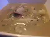 Receita Sopa de repolho e nabo com arroz vermelho