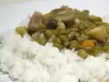 Receita Guisado de lentilhas com castanhas e cogumelos - vegano