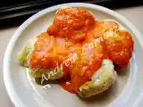 Receita Bimby - couve recheada com molho de tomate