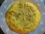 Receita Tortilha de batata doce com alho francês, pinhões e parmesão