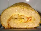 Receita Torta de requeijão recheada com doce de abóbora