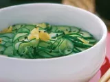Receita Saladinha de pepino (vegana)