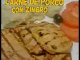 Receita Carne de porco com zimbro