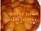 Receita Tarte tatin de pêras