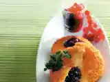 Receita Camembert panado com molho de framboesa