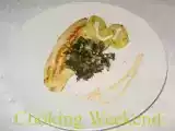 Receita Receitas - trutas grelhadas com molho de espinafre