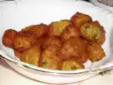 Receita Bolinhos de alho francês (ovovegetariana)