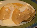 Receita Mousse de doce de leite com calda de requeijão