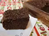 Receita Bolo bem simples de chocolate com cobertura de brigadeiro