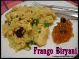 Receita Frango biryani