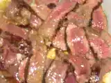 Receita Bife fatiado com limão e tomilho