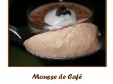 Receita Mousse de café