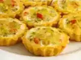 Receita Mini quiche de abobrinha (ovo-lacto)