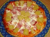 Receita Pizza de bacon e ananás