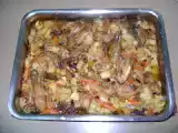 Receita Frango assado no forno com batatas