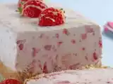 Receita Gelado de morango com frutas vermelhas