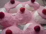 Receita Suspiros com mascarpone e framboesas