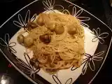 Receita Esparguete c/ rebentos de soja