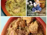 Receita Arroz de frango com passas