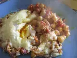 Receita Atum com grão e ovos no forno