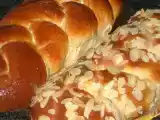 Receita Trança de iogurte com amêndoa