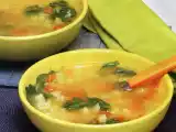 Receita Sopa de nabiças com abóbora-menina