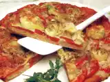 Receita Piza de legumes