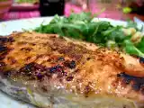 Receita Salmão marinado em mostarda e mel