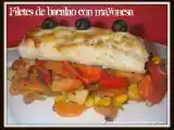 Receita Filetes de bacalhau com maionese