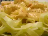 Receita Camarão com tomate e natas