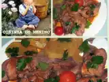 Receita Coelho com coentros