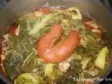 Receita Frango do campo com couve e cenoura