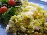 Receita Mimos de pescada gratinados com broa