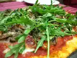 Receita Pizza prosciutto, funghi e altre cose
