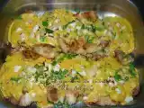 Receita Pirarucú com creme de camarão