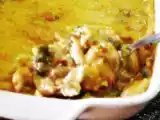 Receita Empadão de frango e farinheira com legumes