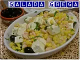 Receita Salada grega de milho e azeitonas