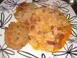 Receita Pataniscas de polvo c/ arroz de feijão e lombardo
