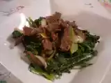 Receita Brócolis com tiras de bife ao molho hoisin