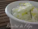 Receita Arroz de limão, côco e ervas aromáticas