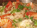 Receita Arroz de tamboril e camarão