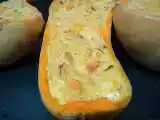 Receita Abóbora recheada com bacalhau