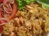 Receita Salmão à brás